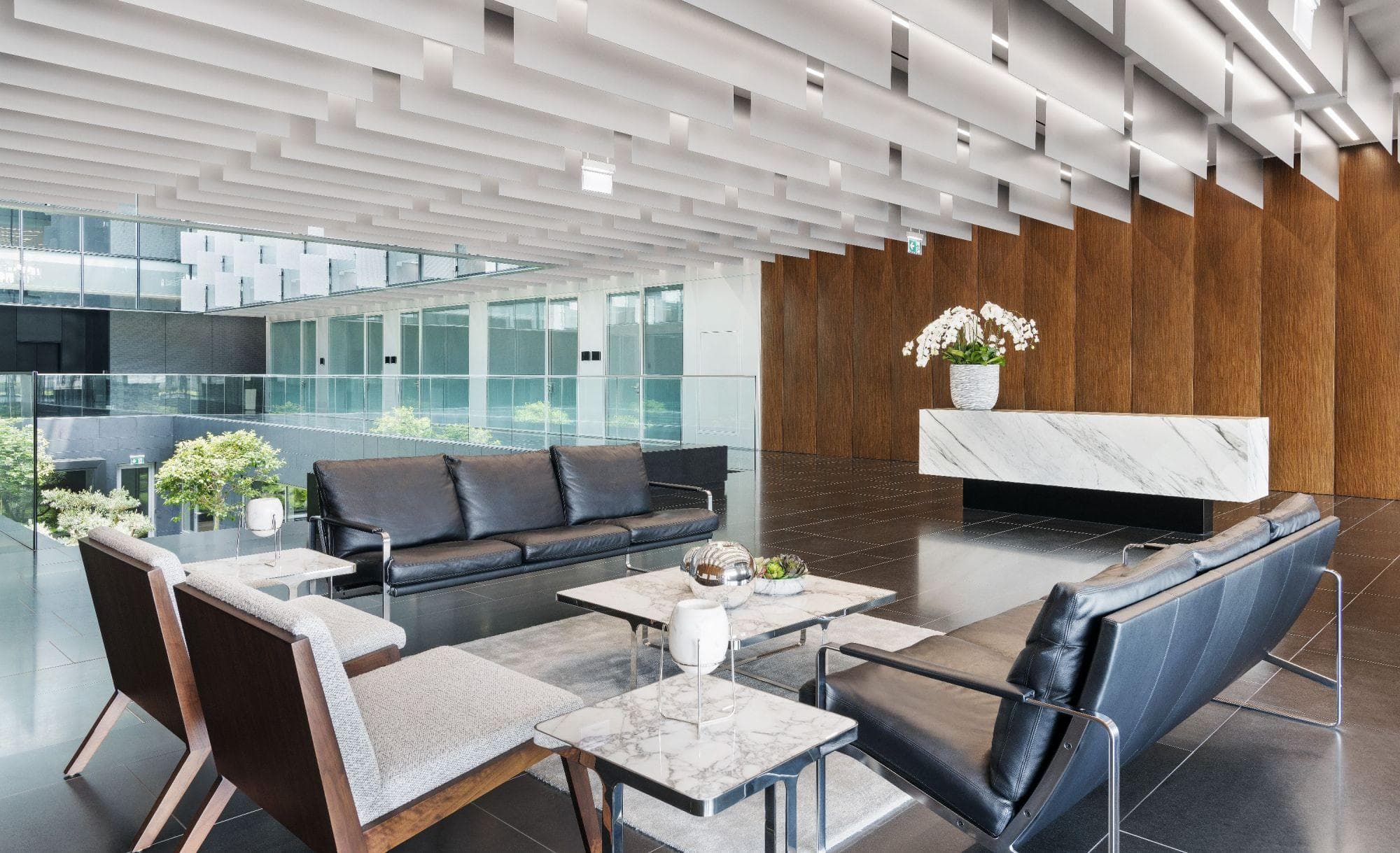 The Trivyun HR office reception area.